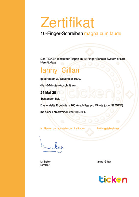 Diploma example